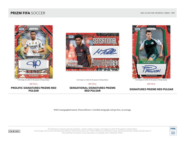 2025-26 Panini Prizm FIFA Blaster Cutie Personala