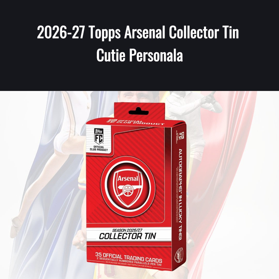2026-27 Topps Arsenal Collector Tin Cutie Personala