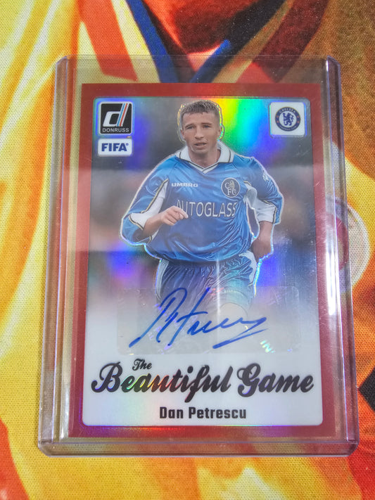 Cartonas 2023-24 Panini Donruss Dan Petrescu Auto numerotat /49