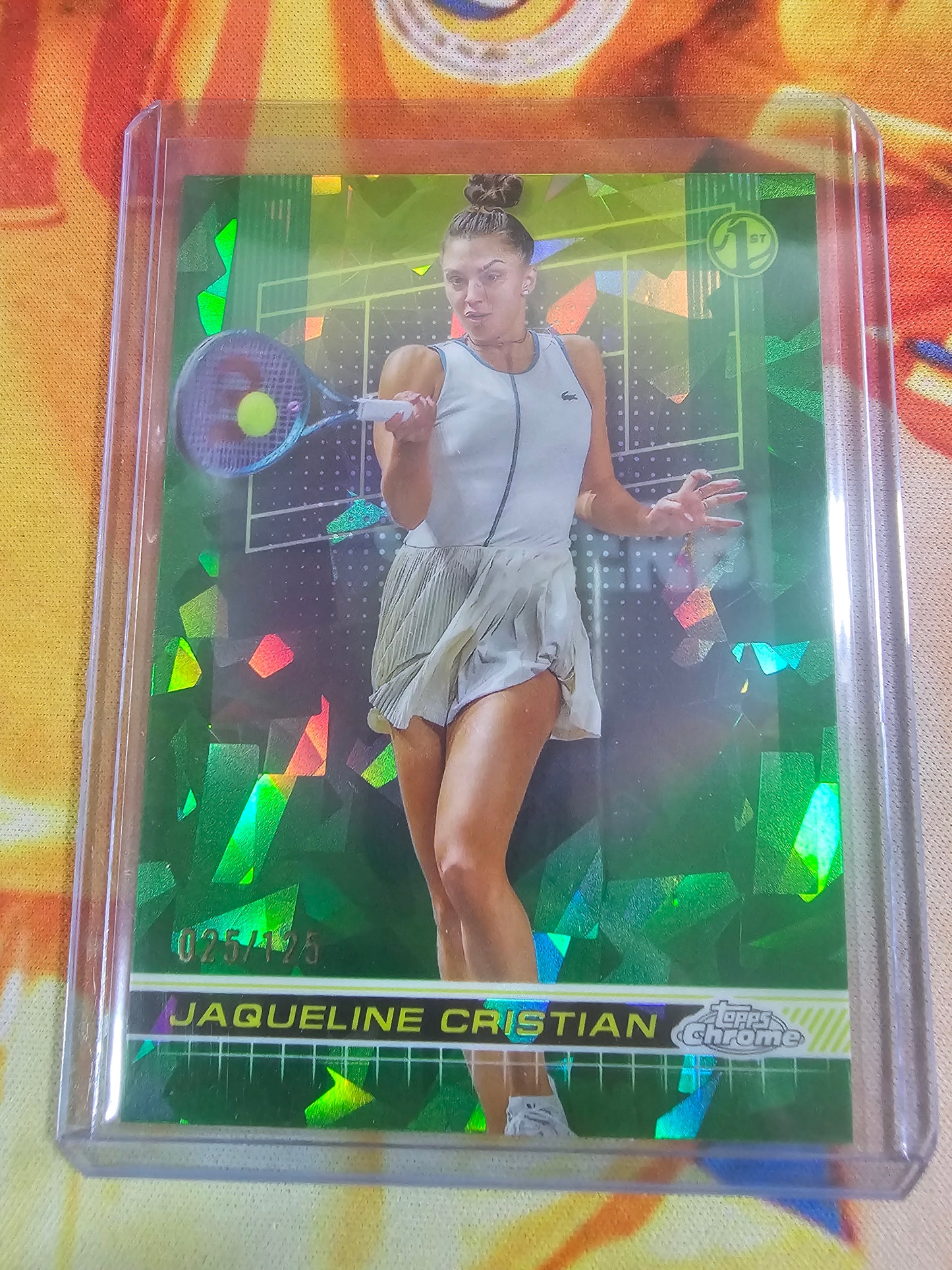 Cartonas 2024 Topps Chrome Sapphire Tennis Jaqueline Cristian Numerotat /125