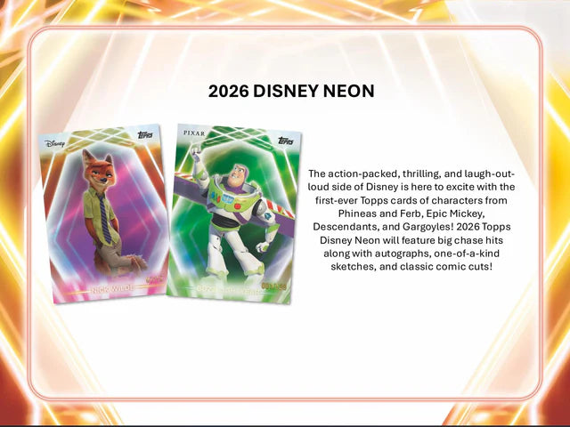 2026 Topps Disney NEON Blaster