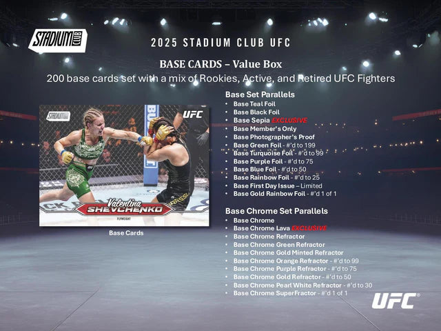 2025 Topps UFC Stadium Chrome Blaster