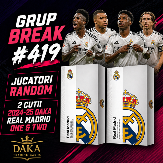 Grup Break #419 - Jucatori Random 2 Cutii 2024-25 DAKA Real Madrid One&Two