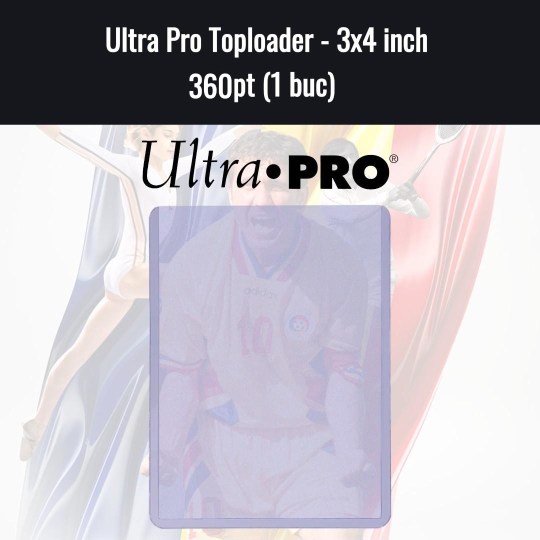 Ultra Pro Toploader - 3x4 inch Alege Dimensiunea