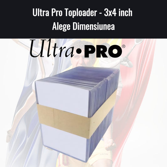 Ultra Pro Toploader - 3x4 inch Alege Dimensiunea