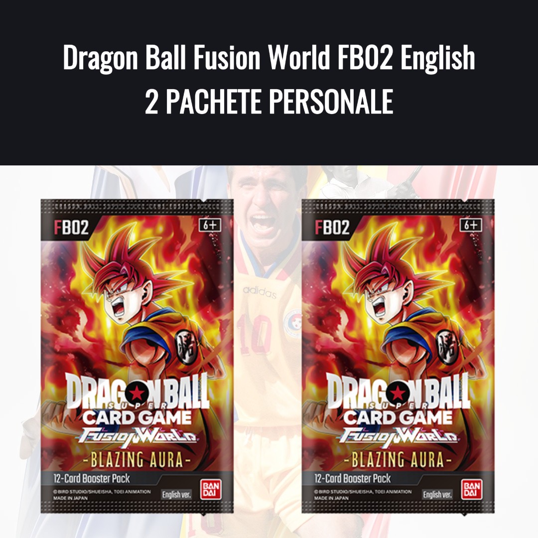Dragon Ball Fusion World FB02 English 2 PACHETE PERSONALE