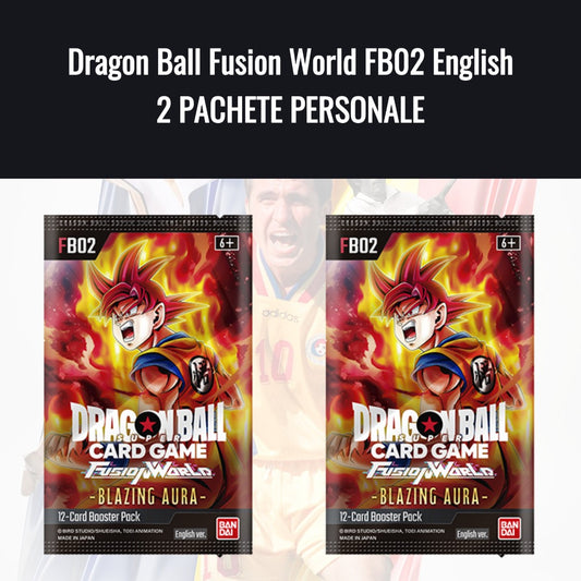 Dragon Ball Fusion World FB02 English 2 PACHETE PERSONALE