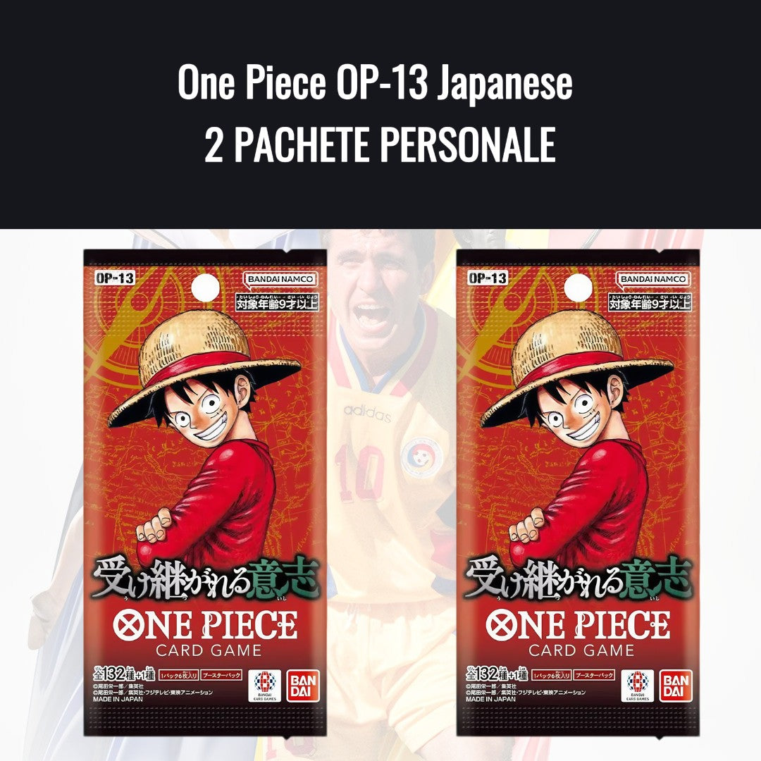 One Piece OP-13 Japanese 2 PACHETE PERSONALE