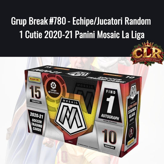 Grup Break #780 - Echipe/Jucatori Random 1 Cutie 2020-21 Panini Mosaic La Liga